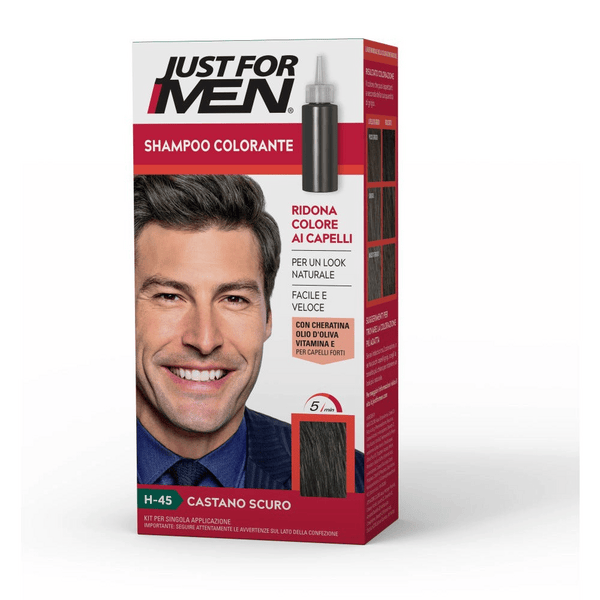 Just for Men Shampoo Colorante Per Uomo Castano Scuro