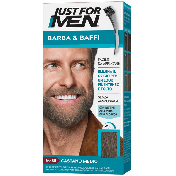 Just For Men Barba & Baffi M35 Castano Medio 51 G g