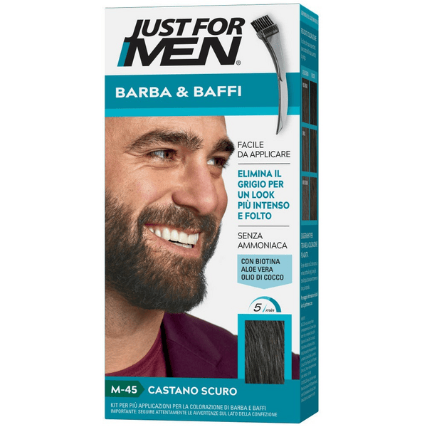 Just for Men Barba e Baffi M45 Castano Scuro 51g