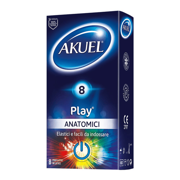 Akuel Play Profilattico Anatomico Easy-Fit 8 Pezzi
