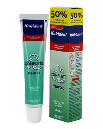 KUKIDENT NEUTRO COMPLETE CR 70GR — confronto prezzi