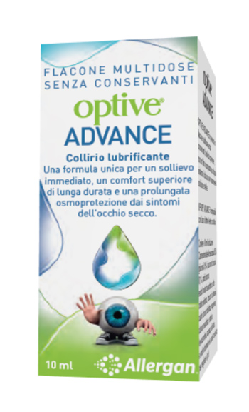Optive Advance Soluzione Oftalmica Collirio lubrificante 10ml — confronto prezzi