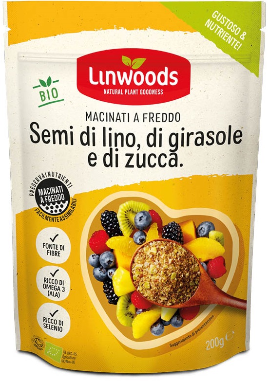 Linwoods Semi di Lino di Girasole e di Zucca BIO Macinati, 200g — confronto prezzi