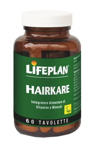 Lifeplan Integratore per Capelli Biotina Zinco 60 Tavolette Vegano Senza Glutine