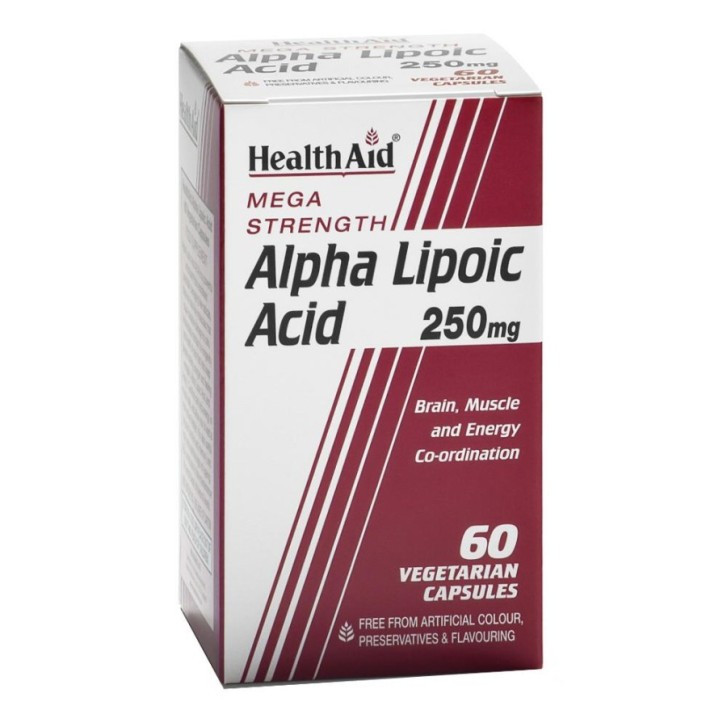 Healthaid Italia Acido Alfa Lipoico Alpha Lipoic Acid 60cps