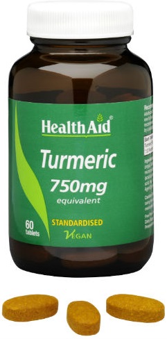 Healthaid Italia Curcuma Compresse - Integratore per digestione, fegato e articolazioni, 60 compresse