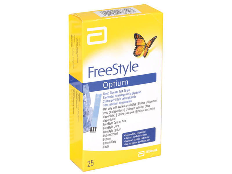 FreeStyle Optium Strisce Reattive Glicemia 25 Pezzi — confronto prezzi