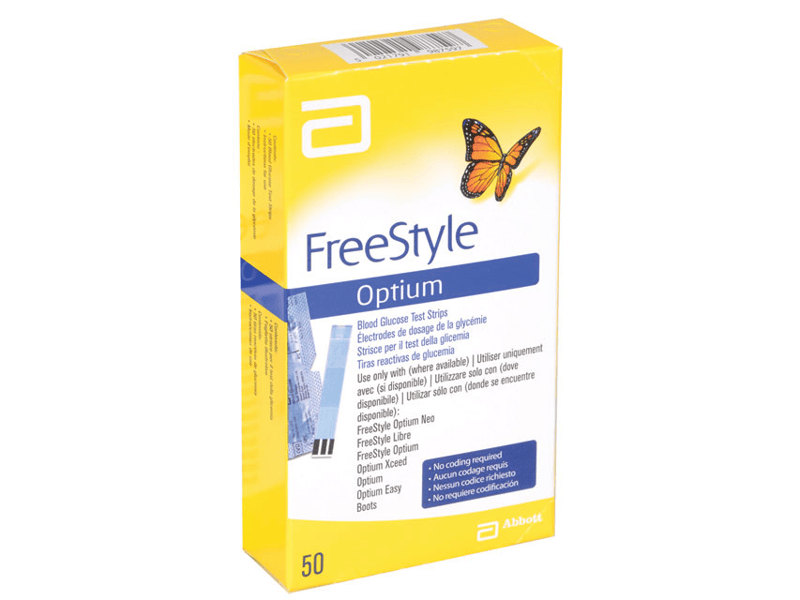 Freestyle Optium Strisce Reattive Glicemia 50 Pezzi — confronto prezzi