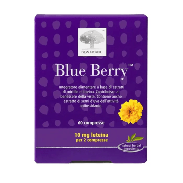 New Nordic Blue Berry Integratore Vista 60 Compresse