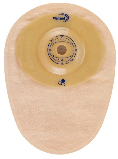 SACCA PER COLOSTOMIA WELLAND AURUM PROFILE COLO MIDI OPACA RITAGLIABILE 13-48 MM 10 PEZZI