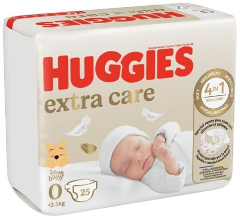 Huggies Pannolini Extra Care Taglia 0 25 pz