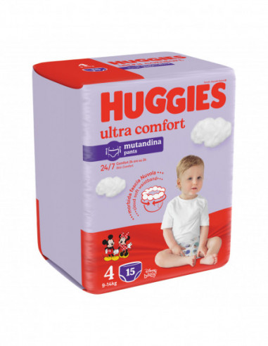 Huggies Pannolini Mutandina Taglia 4 (9-14 KG)