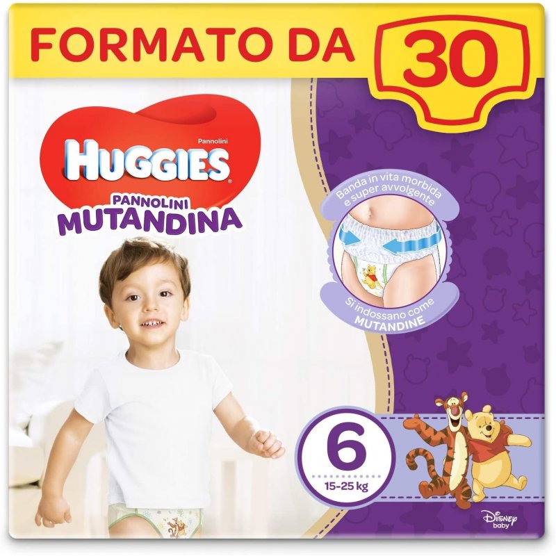 Huggies pannolino mutandina misura grande 6 30 pezzi — confronto prezzi