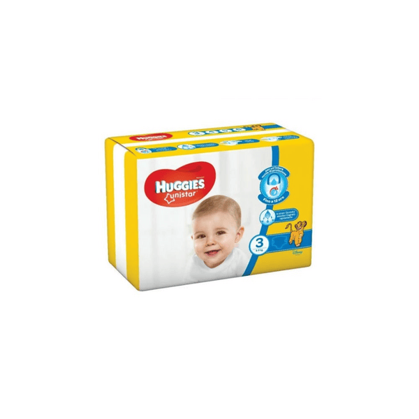 Huggies Unistar Pannolini Taglia 3 Bambini 4-9kg 18 Pannolini