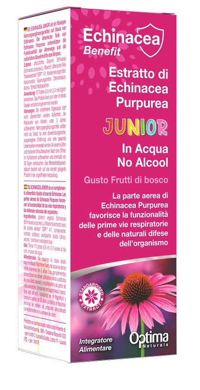 Optima Naturals Echinacea - Estratto No Alcool Gusto Frutti di Bosco, 50ml — confronto prezzi