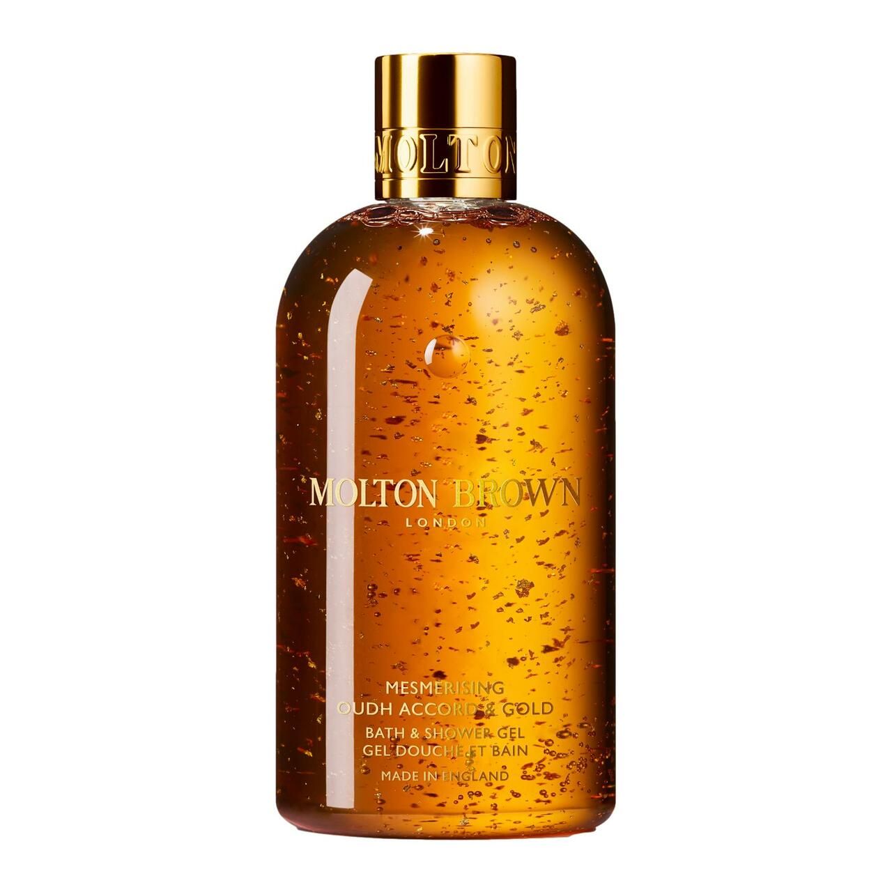 Molton Brown Oudh Accord & Gold Gel da bagno e doccia 300 ml Schiuma