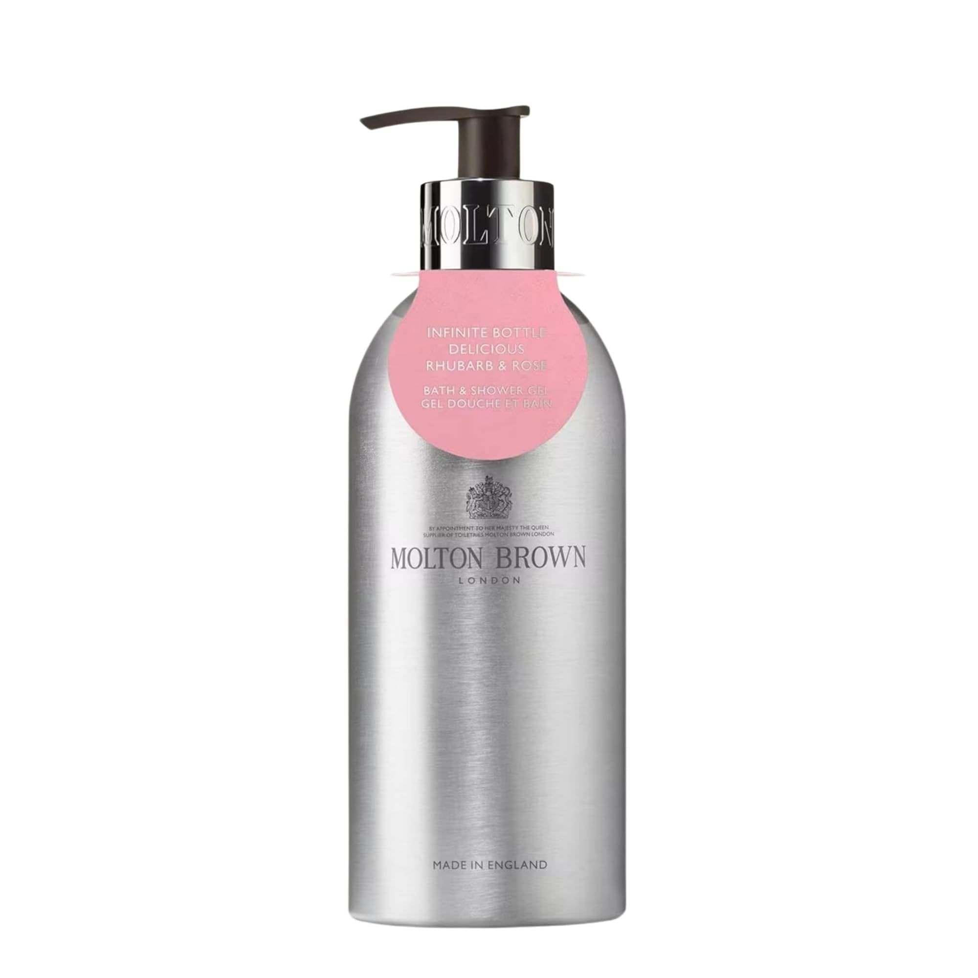 Molton Brown Delicious Rhubarb and Rose Bagnoschiuma e Doccia, 400 ml 10x10x8 Gel doccia
