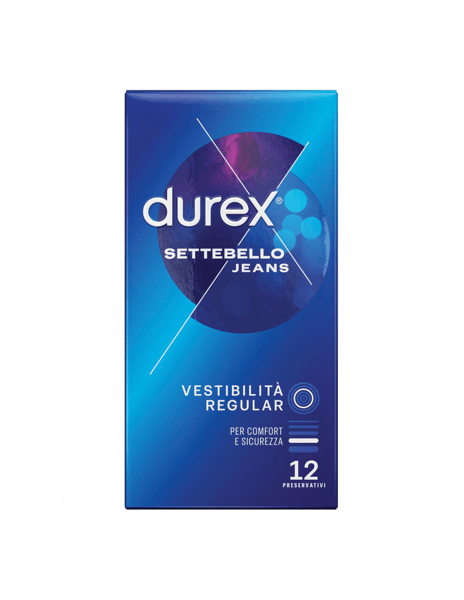 Durex Settebello Jeans Preservativi Forma Easy-On Regular 12 Pezzi — confronto prezzi