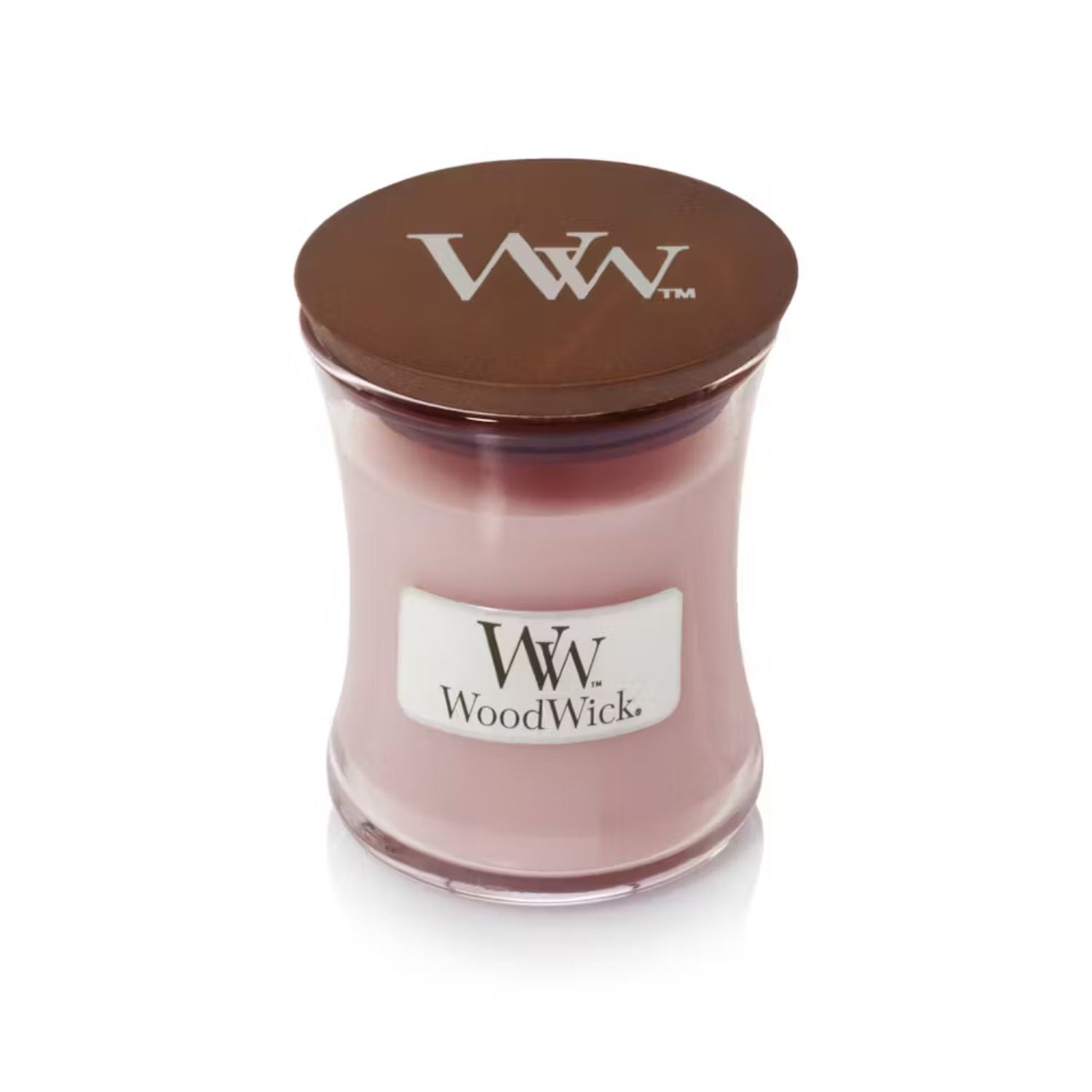 Yankee Candle WoodWick - Candela Rosewood Fragranza Legno di Cedro e al Muschio, 85g