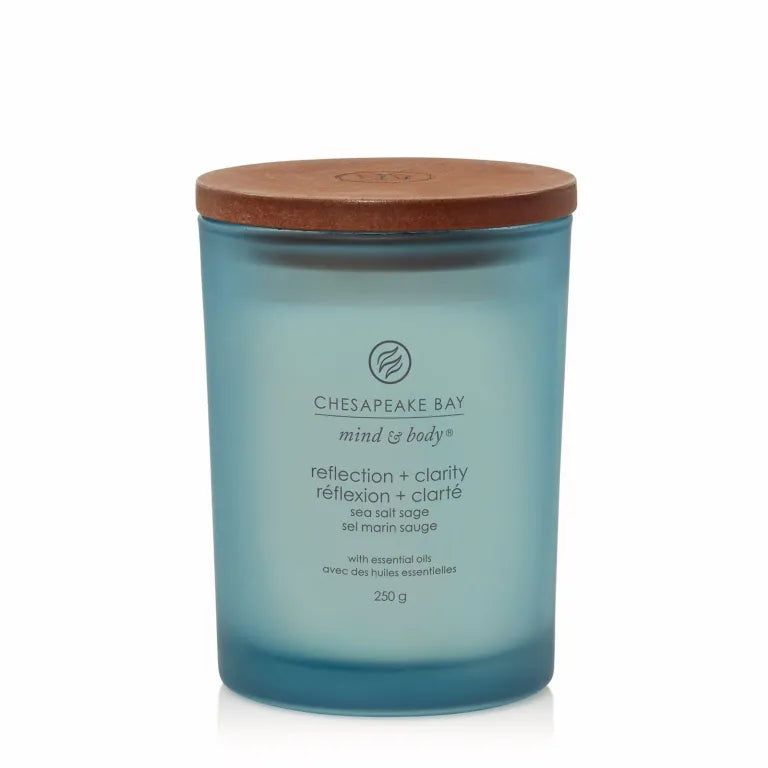 Yankee Candle Reflection & Clarity - Candela Sale Marino e Salvia Media, 250g — confronto prezzi