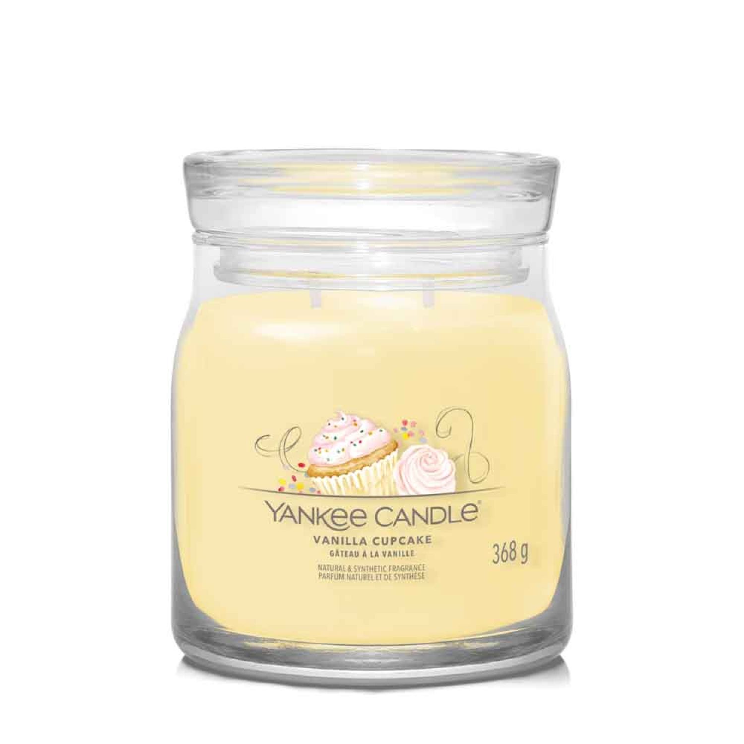 Yankee Candle Candela in giara media Vanilla Cupcake (Ref. 1630003E) 368 g