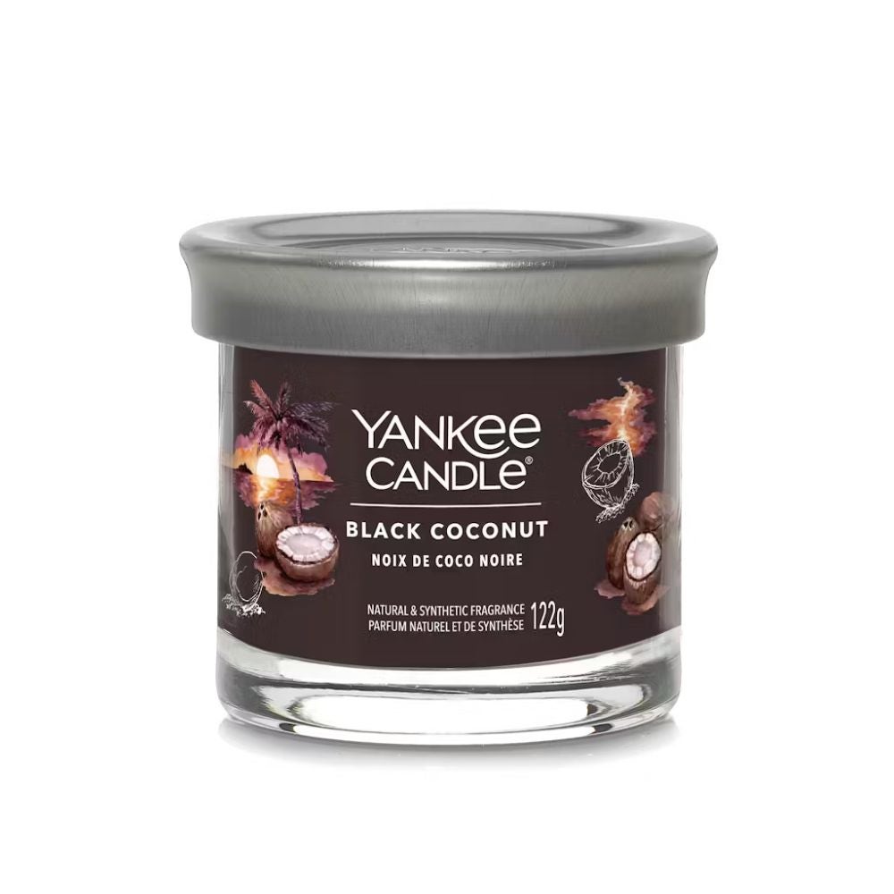 Yankee Candle Black Coconut - Signature Candela Piccola, 122g