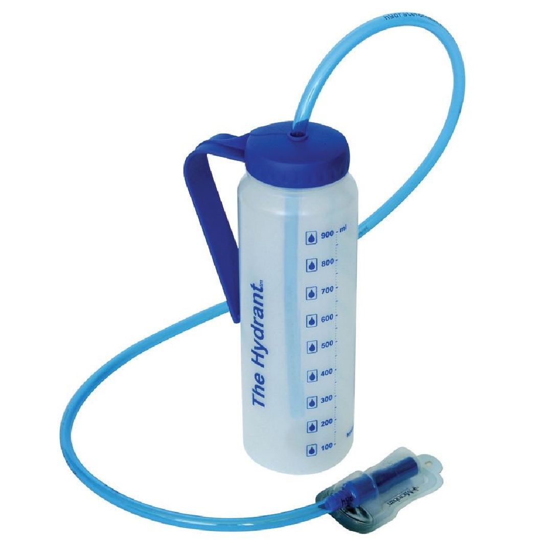 Ausilium Borraccia Hydrant con Cannuccia 1L, Scala Graduata, Tubo 120cm 1 St