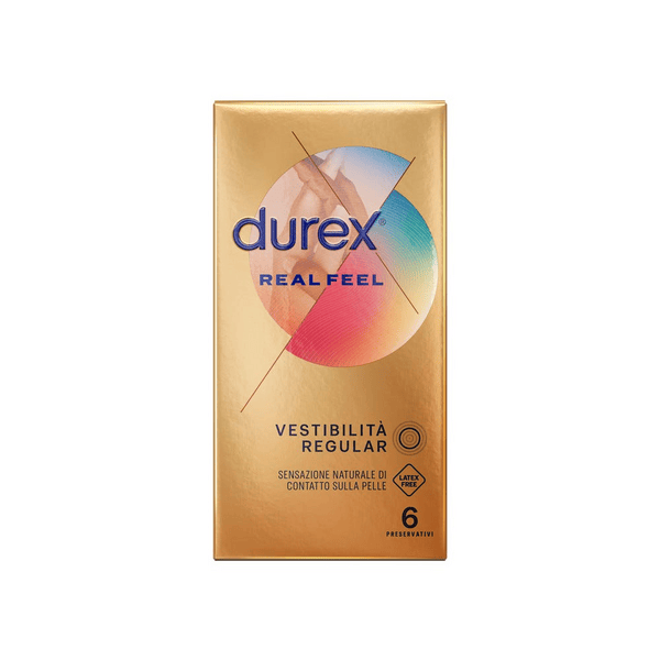 Durex Real Feel Profilattici Sottili Regular 6 Pezzi
