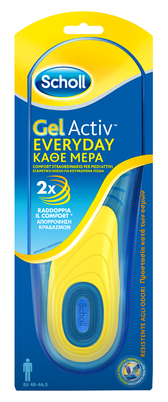 Scholl gel activ everyday uomo