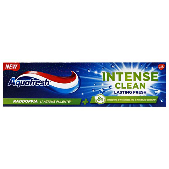 AQUAFRESH DENTIFRICIO INTENSE CLEAN LASTING