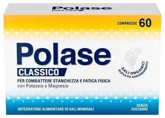 Polase Classico Senza Zucchero Integratore Stanchezza e Fatica Fisica con Magnesio e Potassio 60 Compresse