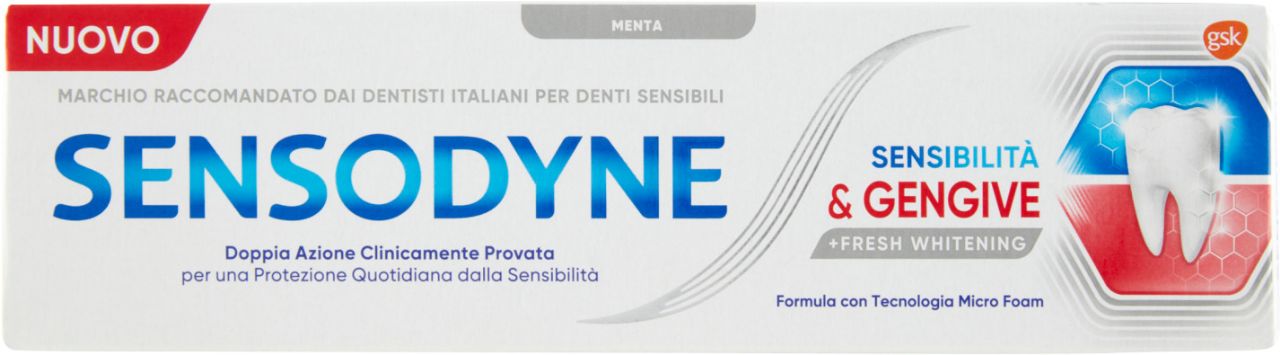 SENSODYNE DENTIFRICIO 75ML NEW SENS&amp;GUM WHITEN — confronto prezzi