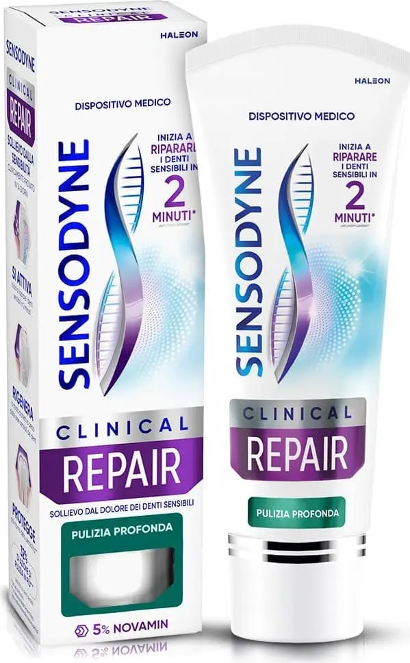 Sensodyne Complete Repair Mint Dentifricio Riparazione Smalto 75ml