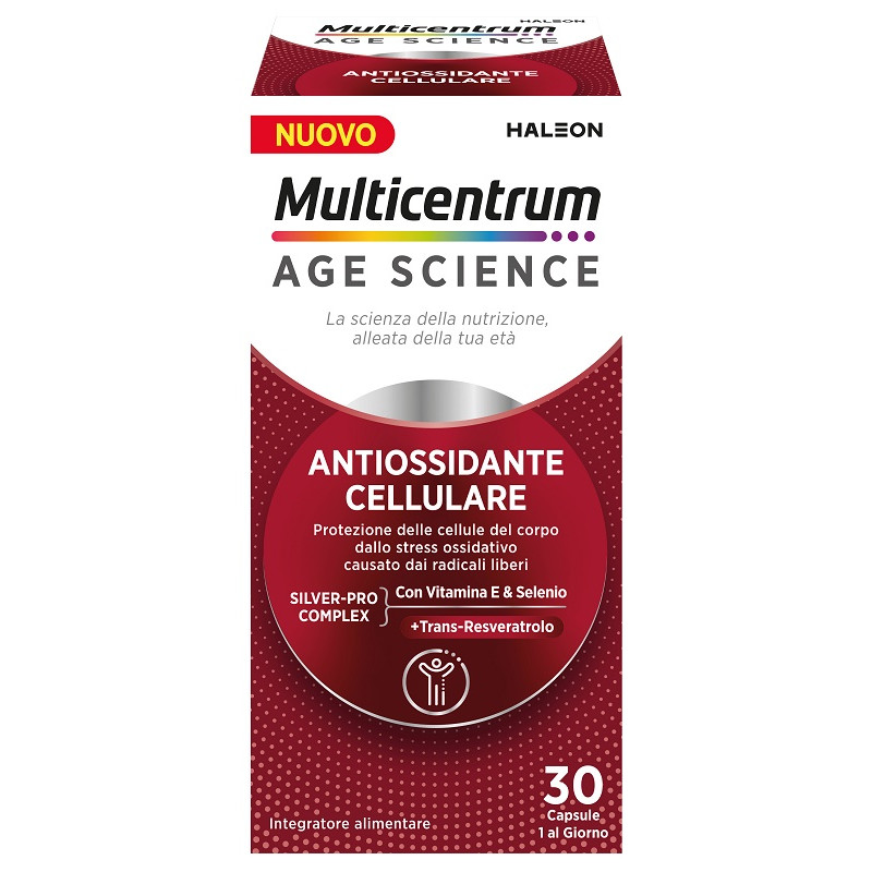 Multicentrum Age Science - Integratore antiossidante per la protezione cellulare, 30 capsule — confronto prezzi