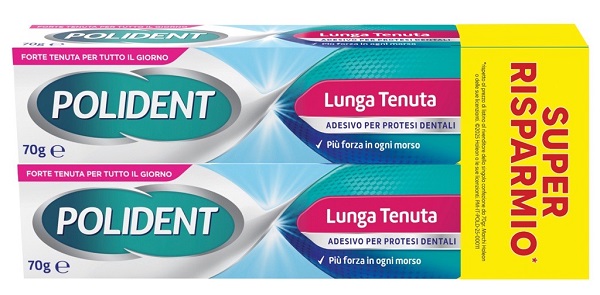 Polident Lunga Tenuta Adesivo Per Protesi Dentali 2 X 70 Grammi — confronto prezzi
