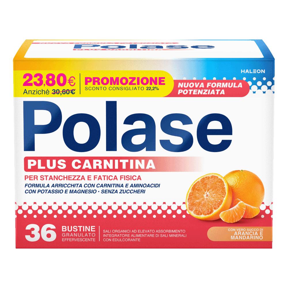 Polase Plus Carnitina Integratore Per Stanchezza E Fatica Fisica Granulato Effervescente 36 Bustine — confronto prezzi
