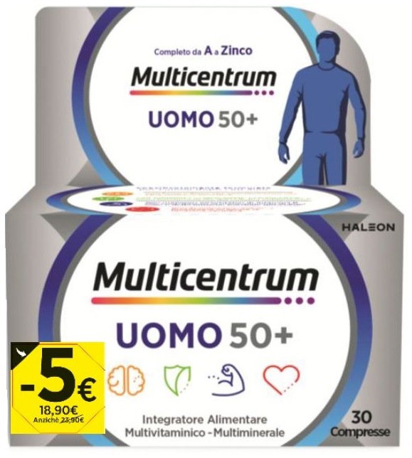 Multicentrum U50+ 30cpr Prom26 — confronto prezzi
