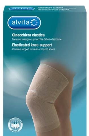 Alvita Ginocchiera Elastica Ambidestra Colore Beige Misura 1 32-36 cm 1 Pezzo — confronto prezzi