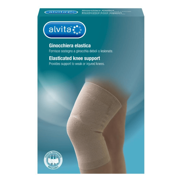 Alvita Ginocchiera Elastica Ambidestra Colore Beige Taglia 3 41-46 cm 1 Pezzo