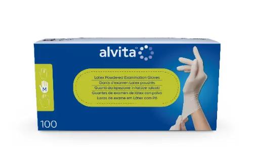 Alvita Guanti In Lattice Monouso Non Sterili Misura M 100 Pezzi