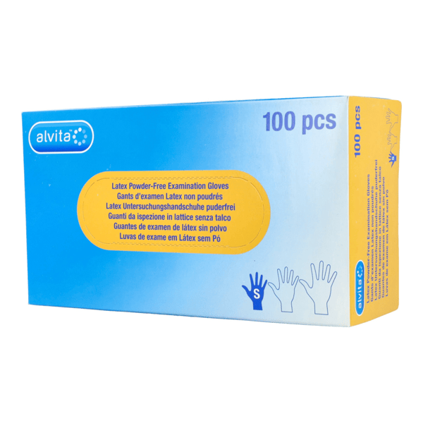 Alvita Guanti In Lattice Senza Polvere Taglia s 100 Pezzi