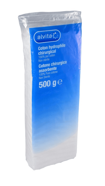 Alvita Cotone Chirurgico Assorbente 500 g