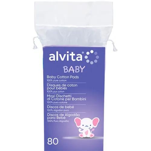 Alvita Dischetti Di Cotone 80 Pezzi