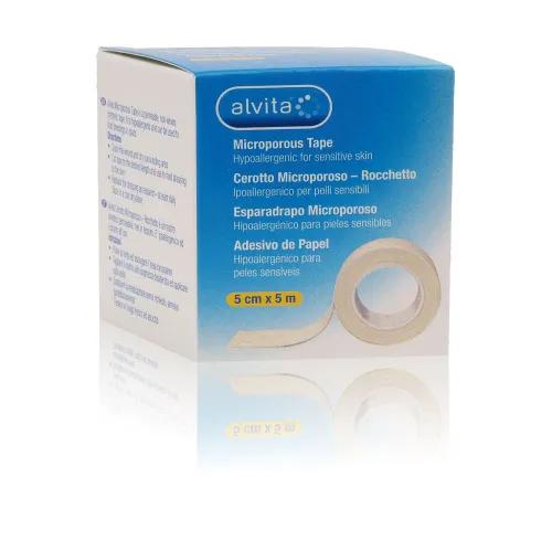 Alvita Cerotti Microporosi Rocchetto Ipoallergenico 5cm x 5m — confronto prezzi