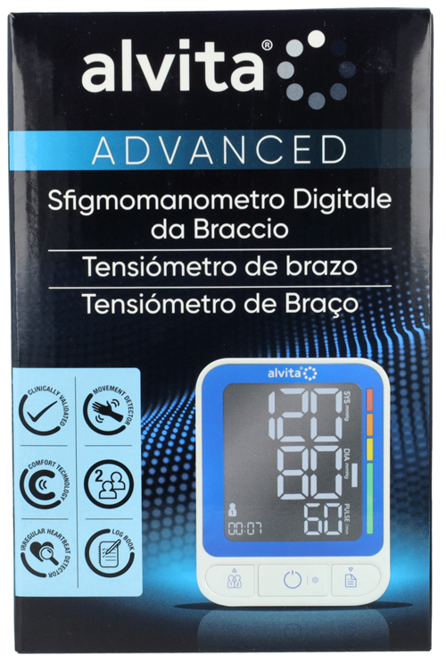 Alvita Advanced Sfigmomanometro Da Braccio Elettronico