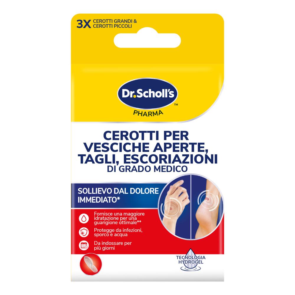 Cerotti scholl vesciche taglie escoriazioni 6 pezzi