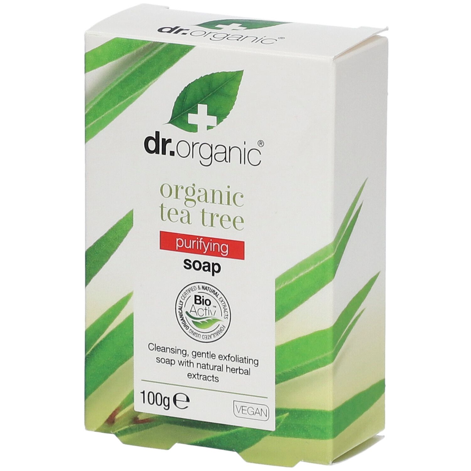 Dr. Organic® Sapone Tea Tree 100 g — confronto prezzi
