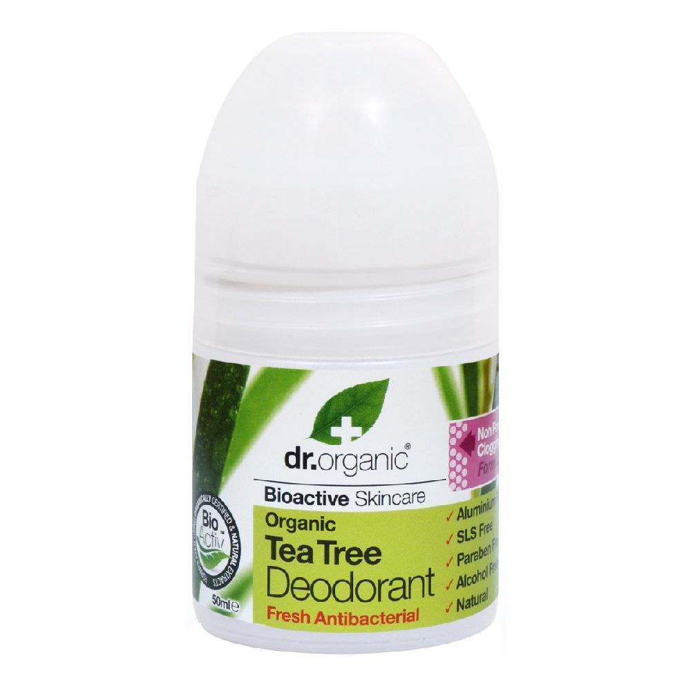 Dr. Organic® Organic Tea Tree Deodorante 50 ml Roll-On — confronto prezzi