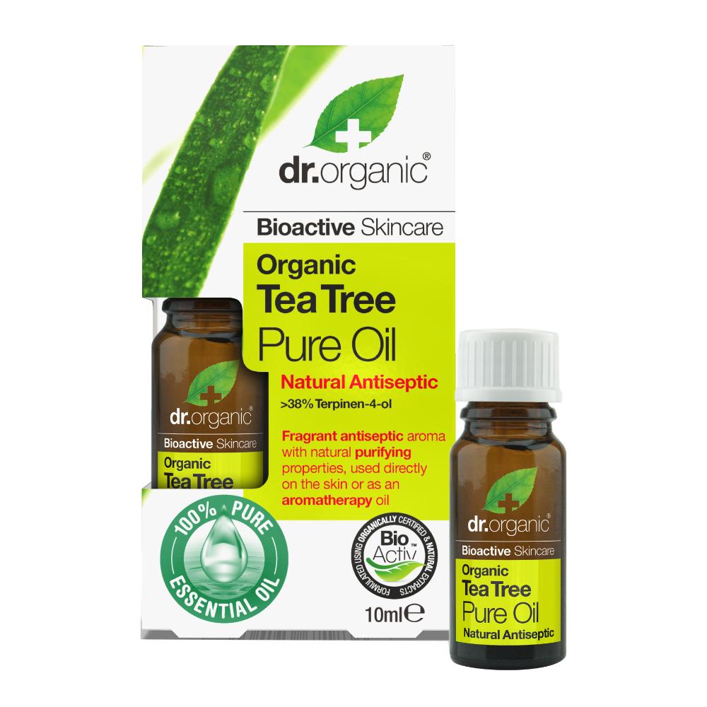 Dr Organic Tea Tree Essential Oil Olio Essenziale 10 Ml ml essenziale