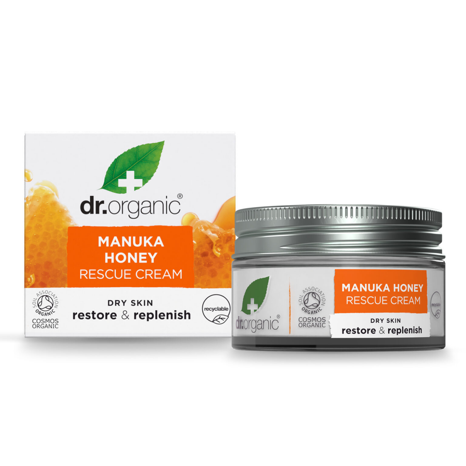 Dr. Organic® Manuka Honey Rescue Cream 50 ml Crema